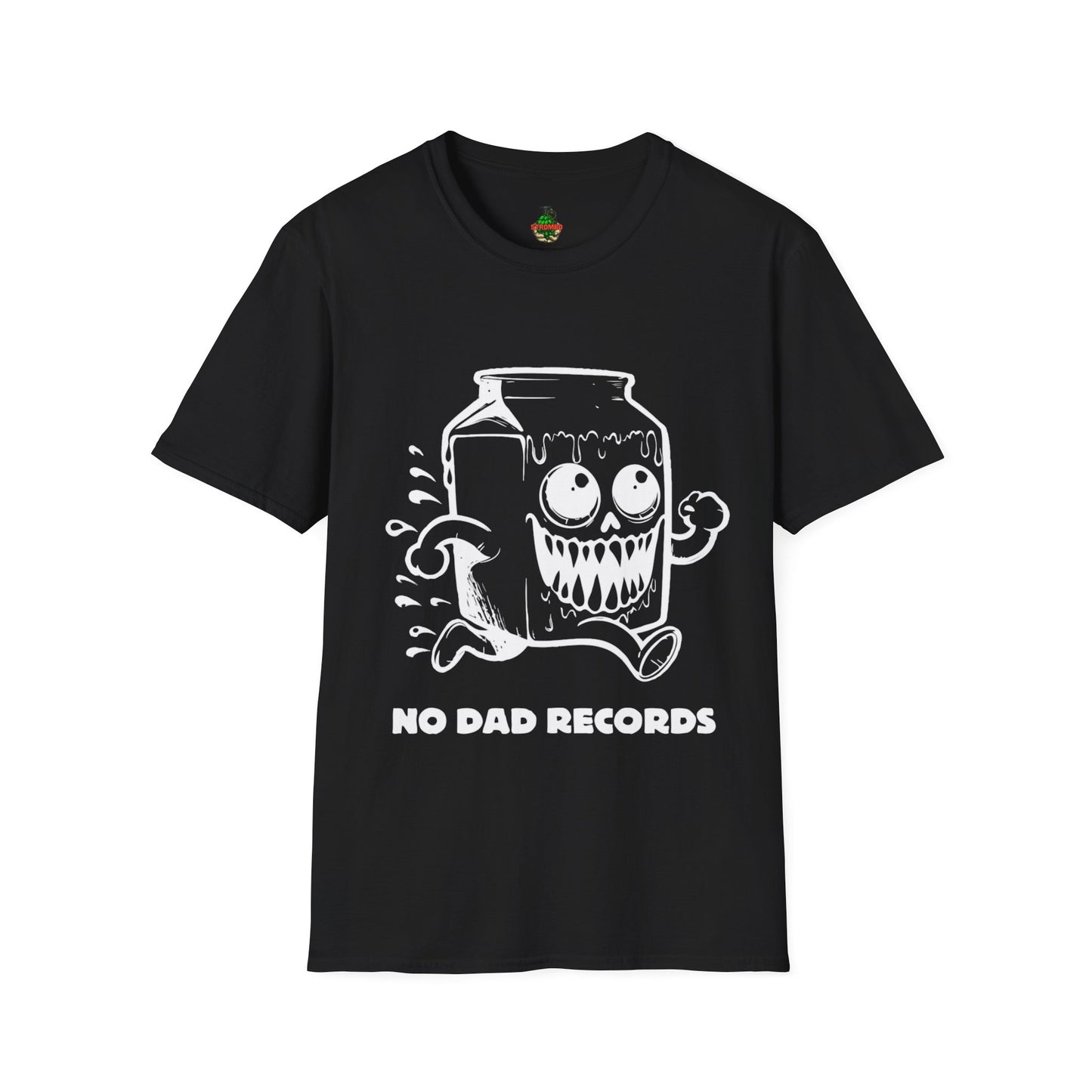 No Dad Records Black Softstyle T-Shirt